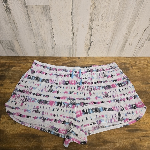 Secret Treasure Tie-Dye Lounge Shorts Womens Plus Size 2X - Picture 8 of 8
